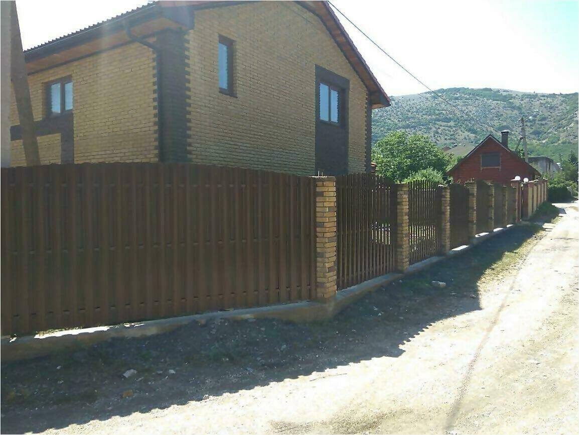 забор из штакетника 110м фото7 в Кызыле