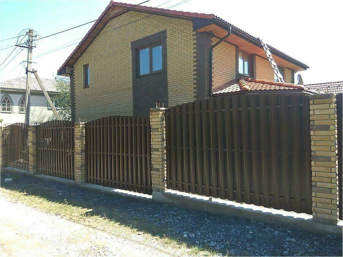 забор из штакетника 110м фото6 в Кызыле