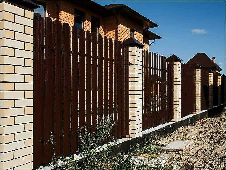 забор из штакетника 115м фото1 в Кызыле