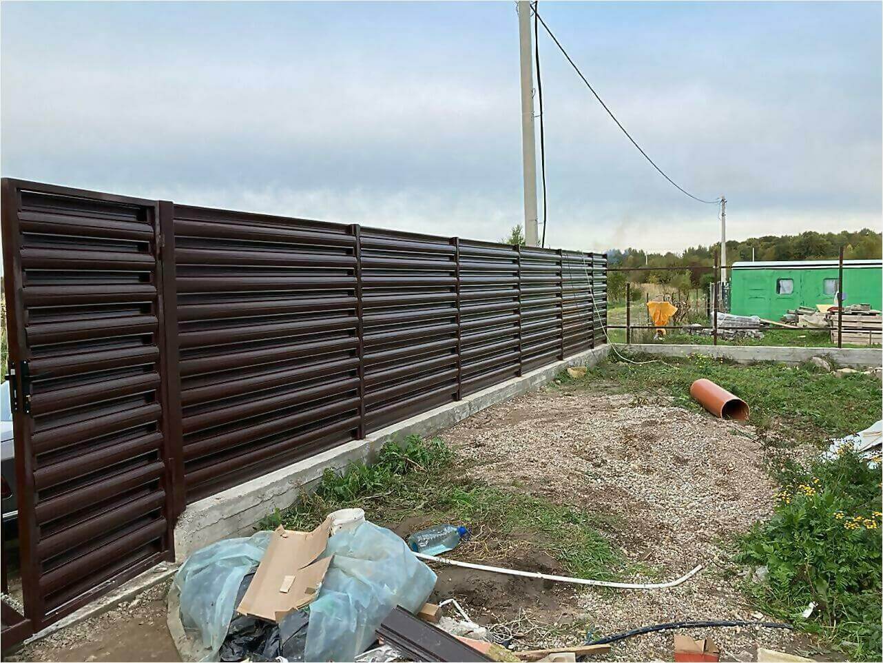 Забор из штакетника 85м фото6 в Кызыле