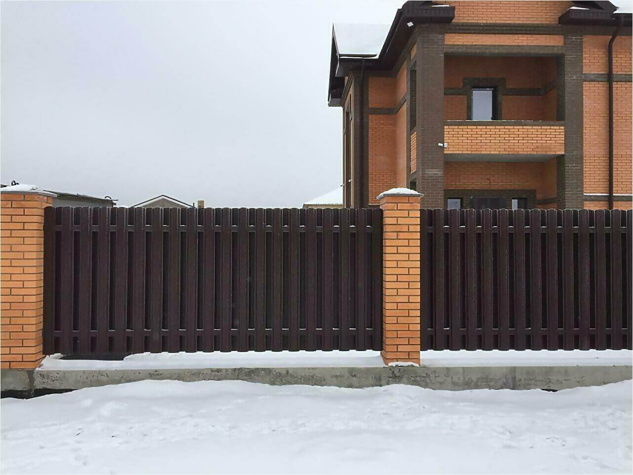 Забор из штакетника 95м фото6 в Кызыле
