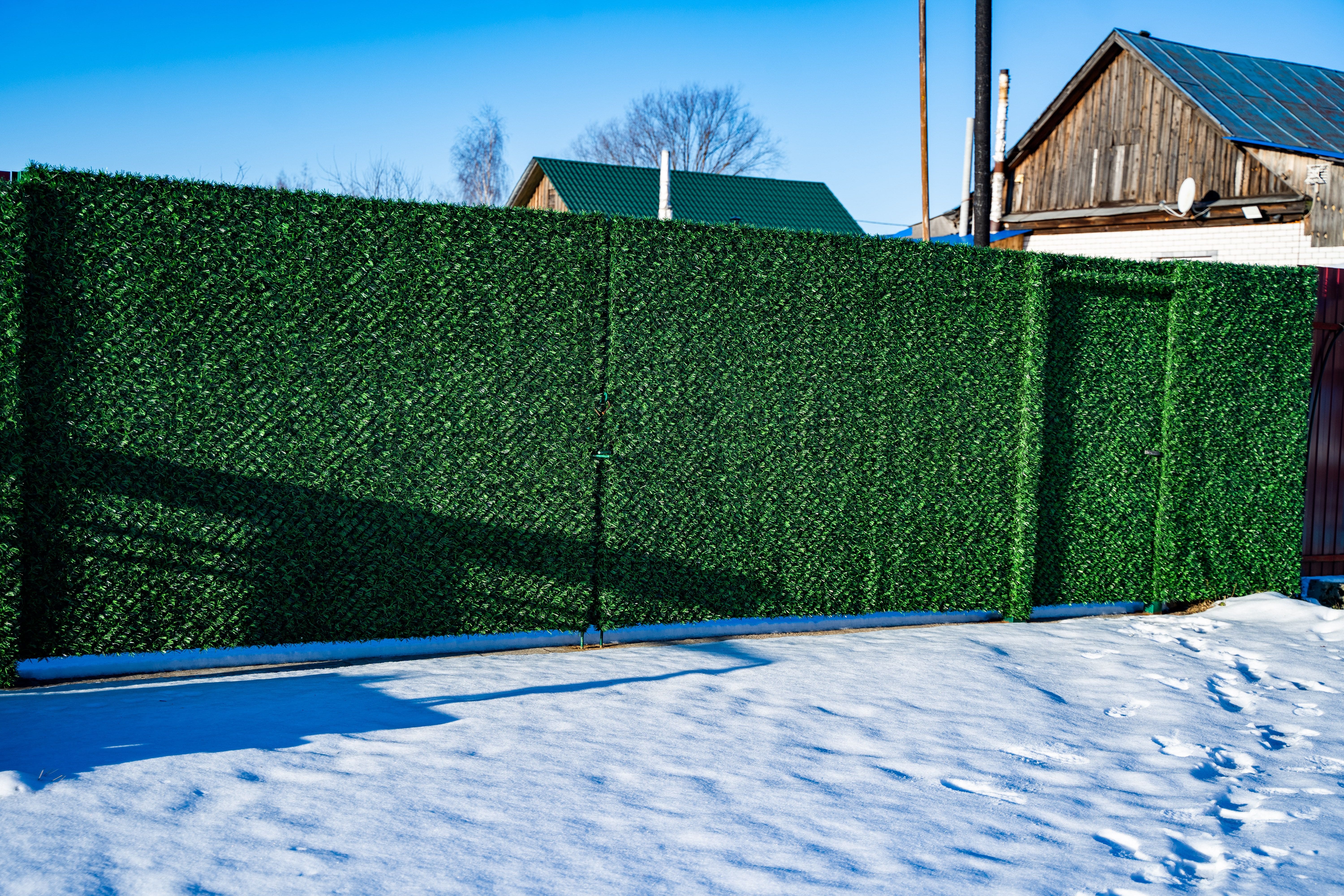 Вечнозеленый забор Grass Fence рулон 2м фото 4 в Кызыле